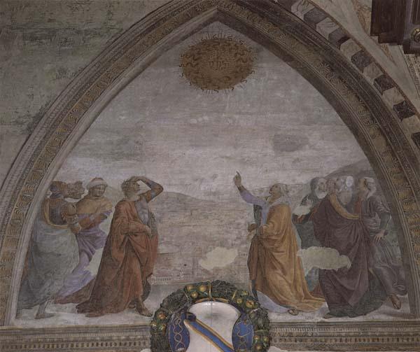 Domenicho Ghirlandaio Weissagung der Sybille an Augustus Spain oil painting art